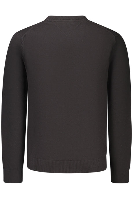 TOMMY HILFIGER MEN'S BLACK SWEATER