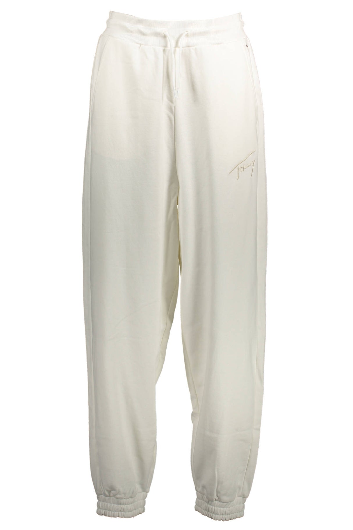 TOMMY HILFIGER WOMEN'S WHITE TROUSERS