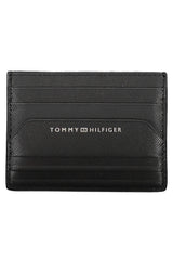 TOMMY HILFIGER BLACK MAN WALLET