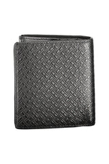 TOMMY HILFIGER BLACK MEN'S WALLET
