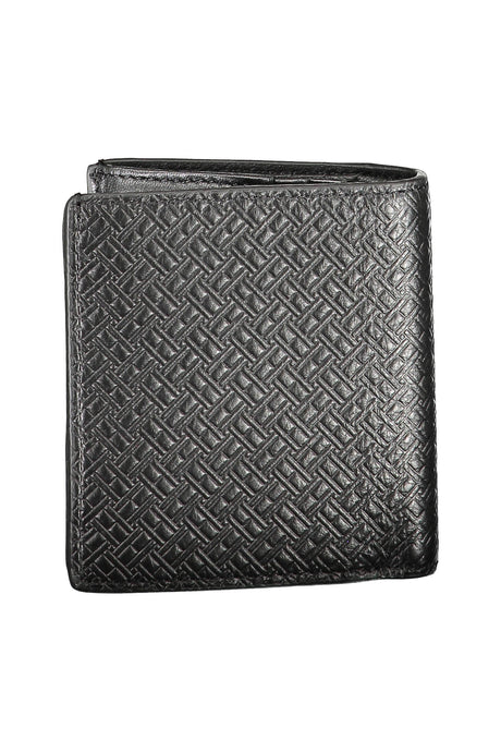 TOMMY HILFIGER BLACK MEN'S WALLET