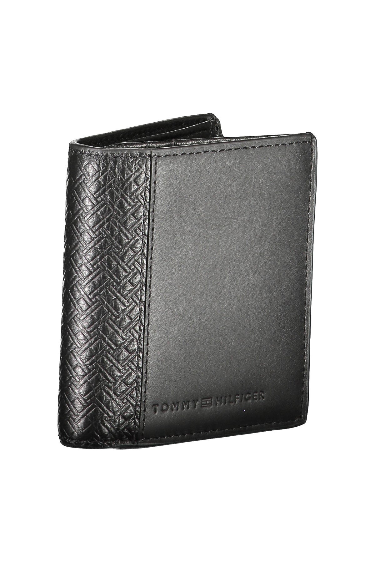 TOMMY HILFIGER BLACK MEN'S WALLET