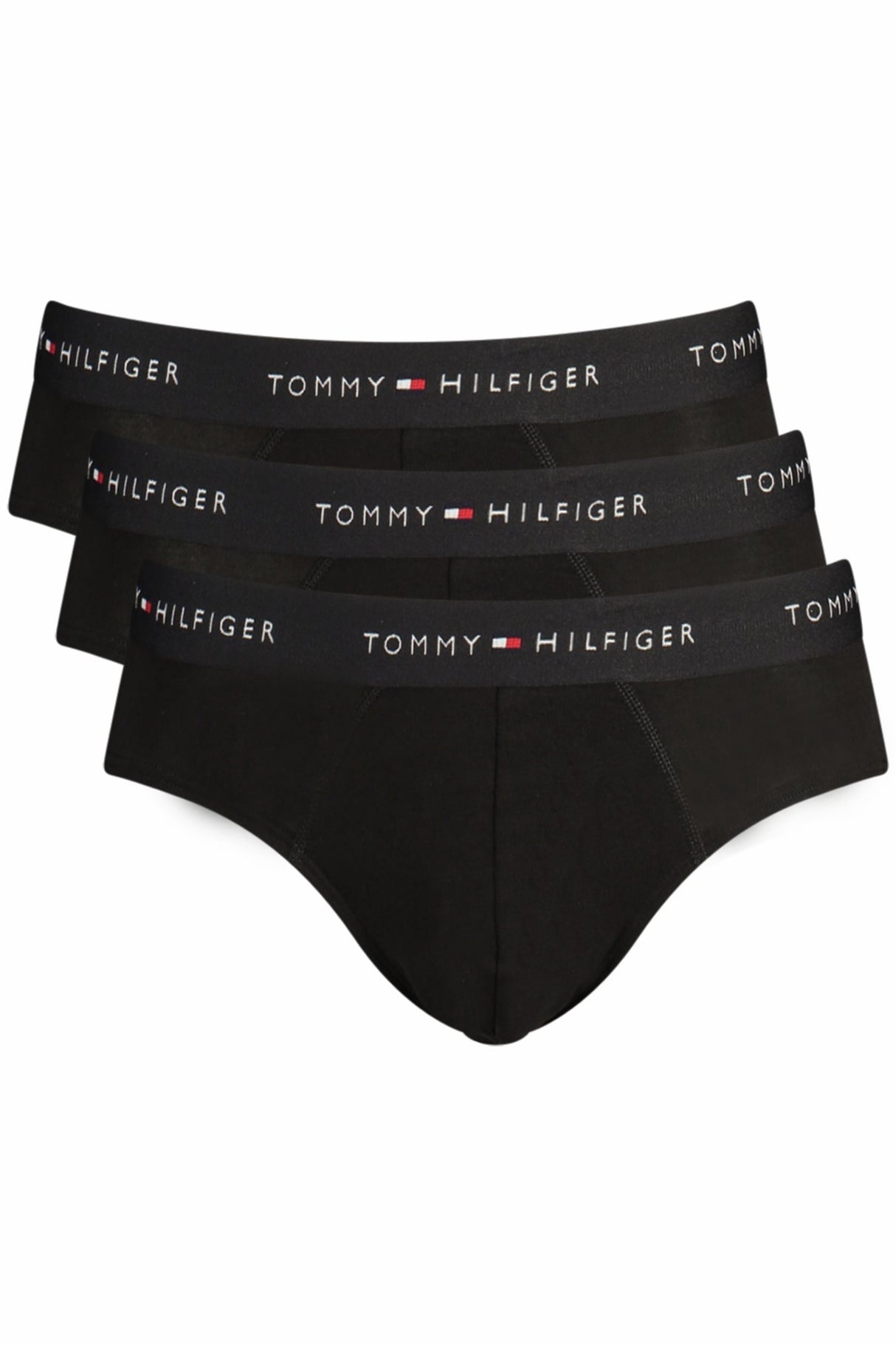TOMMY HILFIGER MEN'S BLACK BRIEFS