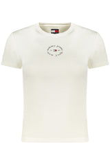 TOMMY HILFIGER WOMEN'S SHORT-SLEEVE T-SHIRT WHITE