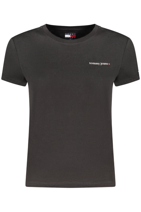 TOMMY HILFIGER WOMEN'S SHORT-SLEEVE T-SHIRT BLACK