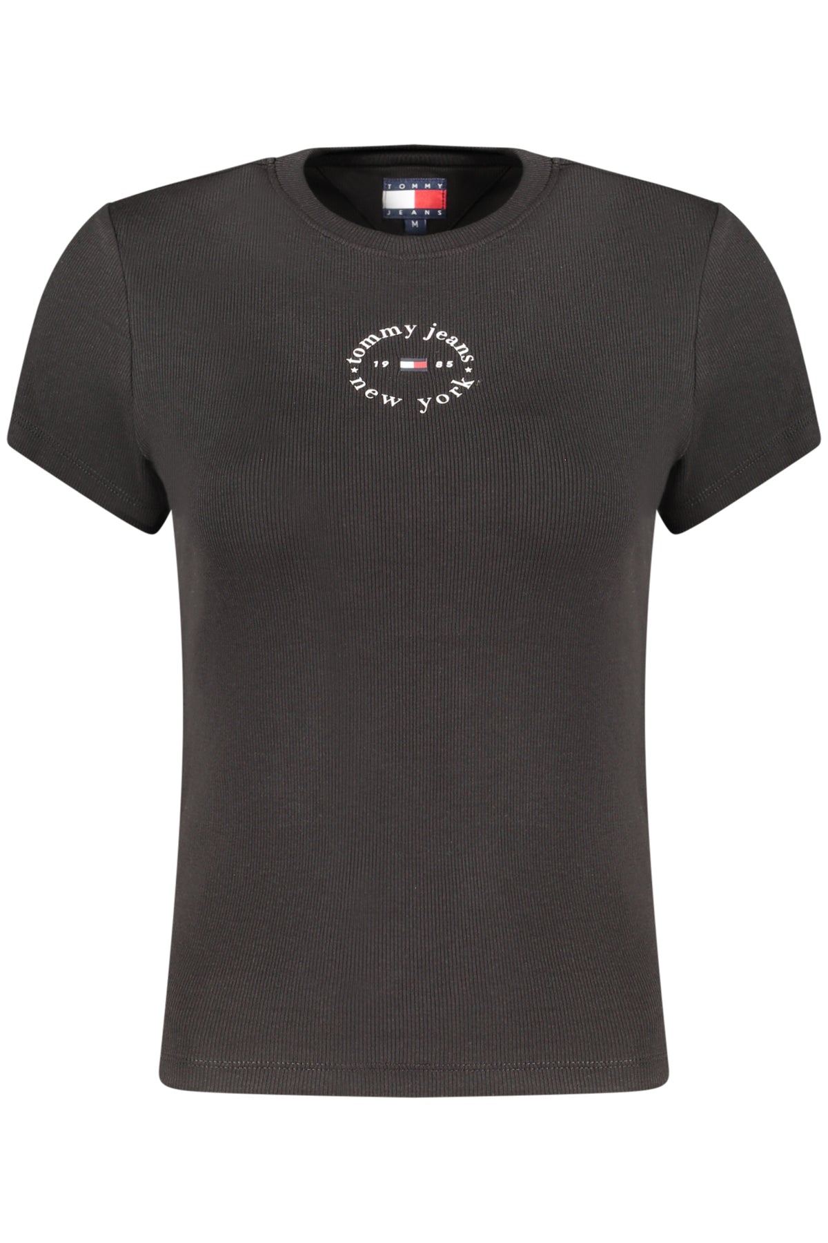 TOMMY HILFIGER WOMEN'S SHORT-SLEEVE T-SHIRT BLACK