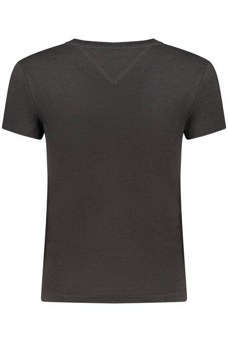 TOMMY HILFIGER WOMEN'S SHORT-SLEEVE T-SHIRT BLACK