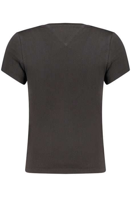 TOMMY HILFIGER WOMEN'S SHORT-SLEEVE T-SHIRT BLACK