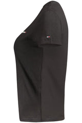 TOMMY HILFIGER WOMEN'S SHORT-SLEEVE T-SHIRT BLACK