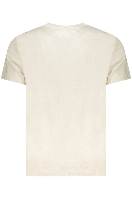 TOMMY HILFIGER SHORT SLEEVE T-SHIRT MEN BEIGE