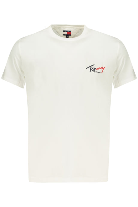 TOMMY HILFIGER MEN'S SHORT-SLEEVE T-SHIRT WHITE