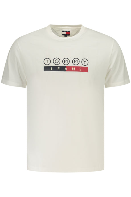 TOMMY HILFIGER MEN'S SHORT-SLEEVE T-SHIRT WHITE