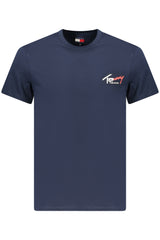 TOMMY HILFIGER MEN'S SHORT-SLEEVE T-SHIRT BLUE