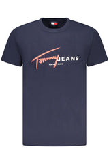 TOMMY HILFIGER MEN'S SHORT SLEEVE T-SHIRT BLUE