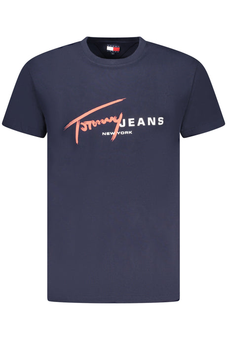 TOMMY HILFIGER MEN'S SHORT SLEEVE T-SHIRT BLUE