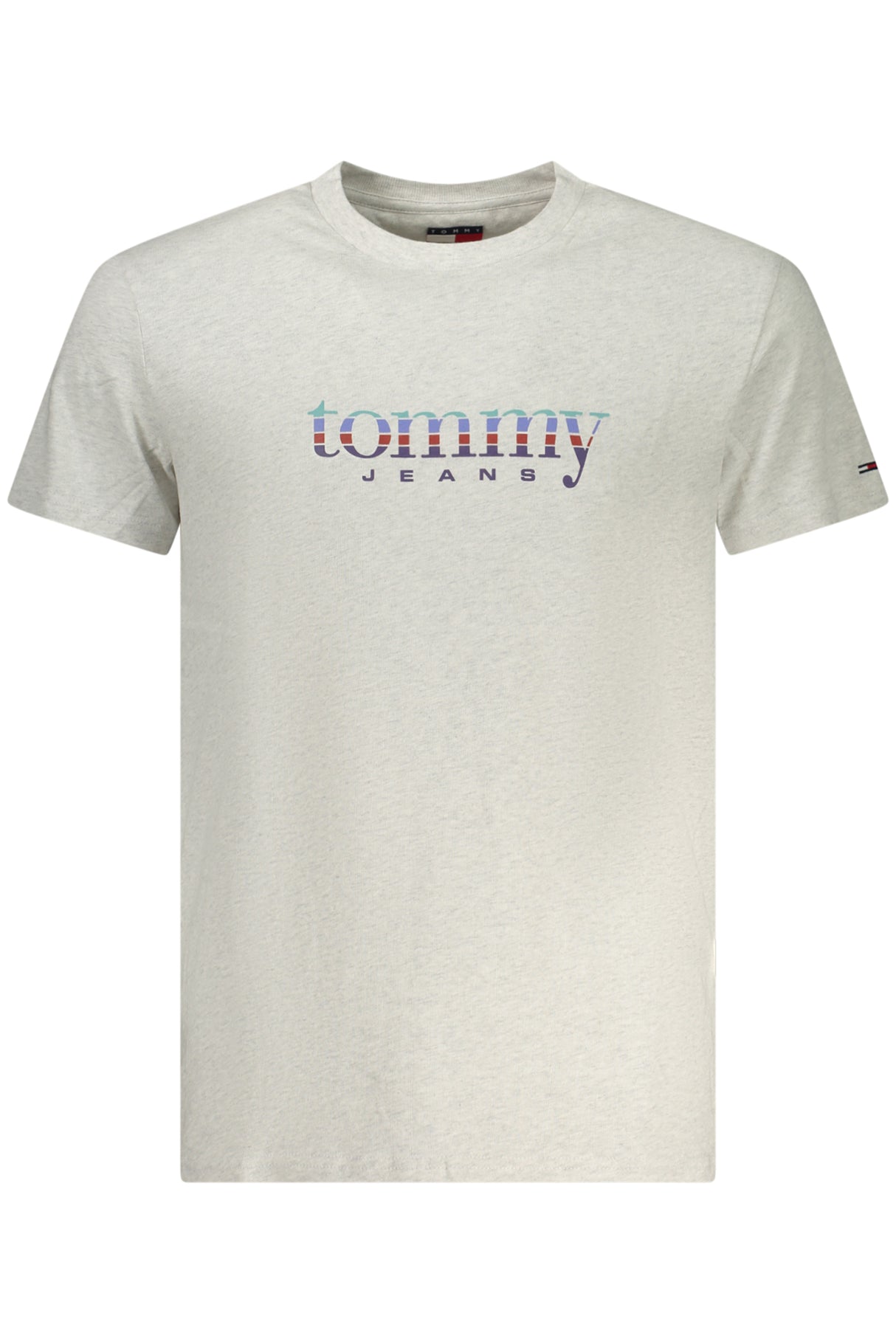 TOMMY HILFIGER MEN'S SHORT-SLEEVE T-SHIRT GREY