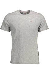 TOMMY HILFIGER MEN'S SHORT SLEEVE T-SHIRT GREY