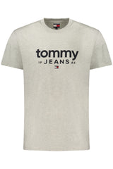 TOMMY HILFIGER MEN'S SHORT-SLEEVE T-SHIRT GREY