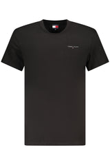 TOMMY HILFIGER MEN'S SHORT-SLEEVE T-SHIRT BLACK