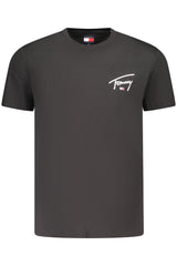 TOMMY HILFIGER MEN'S SHORT-SLEEVE T-SHIRT BLACK
