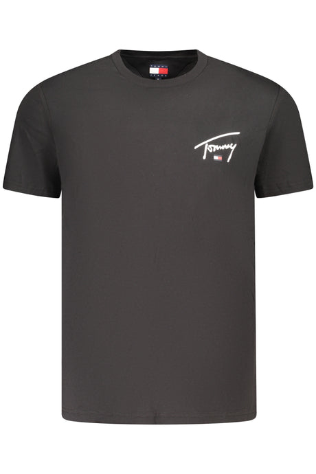 TOMMY HILFIGER MEN'S SHORT-SLEEVE T-SHIRT BLACK