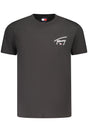 TOMMY HILFIGER MEN'S SHORT-SLEEVE T-SHIRT BLACK