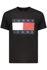 TOMMY HILFIGER MEN'S SHORT-SLEEVE T-SHIRT BLACK