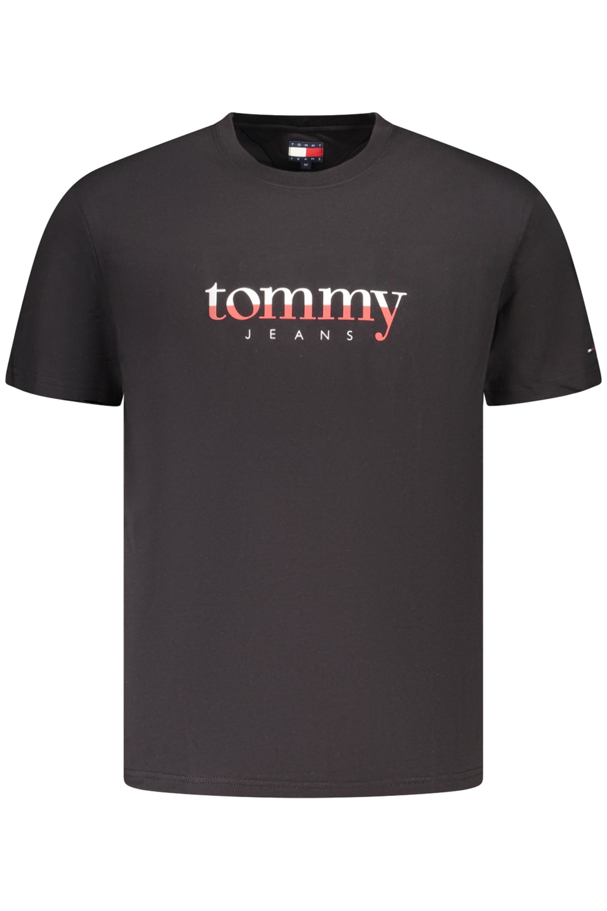TOMMY HILFIGER MEN'S SHORT-SLEEVE T-SHIRT BLACK