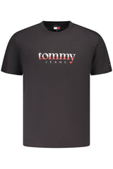 TOMMY HILFIGER MEN'S SHORT-SLEEVE T-SHIRT BLACK
