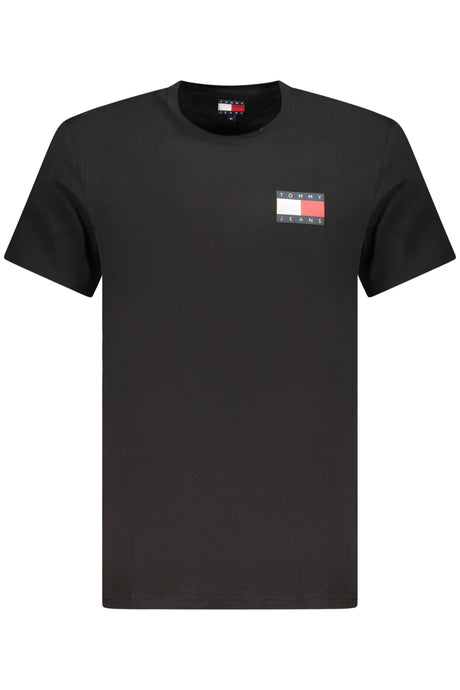 TOMMY HILFIGER MEN'S SHORT-SLEEVE T-SHIRT BLACK