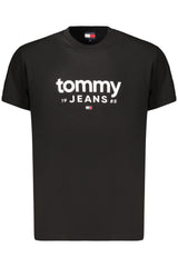 TOMMY HILFIGER MEN'S SHORT-SLEEVE T-SHIRT BLACK