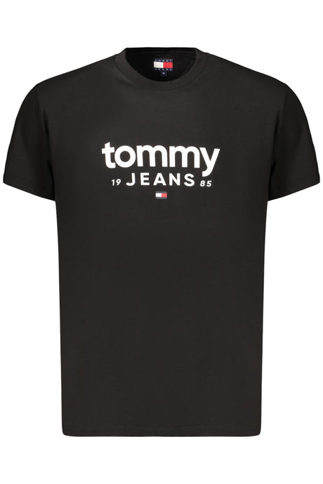 TOMMY HILFIGER MEN'S SHORT-SLEEVE T-SHIRT BLACK