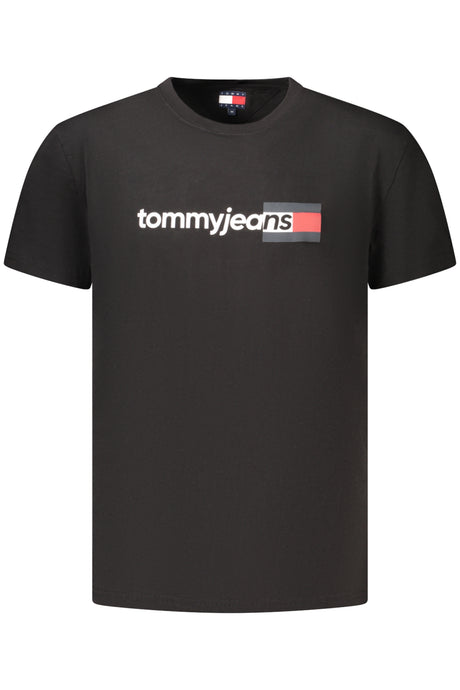 TOMMY HILFIGER MEN'S SHORT-SLEEVE T-SHIRT BLACK