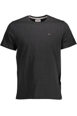 TOMMY HILFIGER SHORT SLEEVE T-SHIRT MEN BLACK