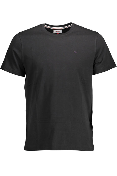 TOMMY HILFIGER SHORT SLEEVE T-SHIRT MEN BLACK