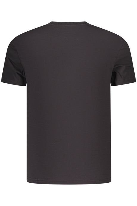 TOMMY HILFIGER MEN'S SHORT-SLEEVE T-SHIRT BLACK