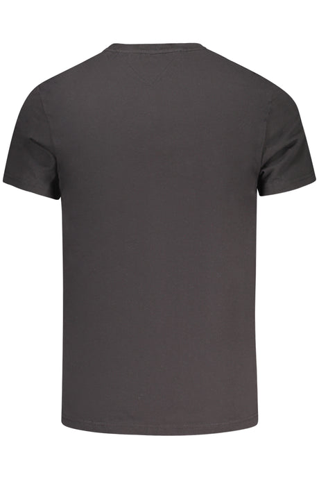 TOMMY HILFIGER SHORT SLEEVE T-SHIRT MEN BLACK