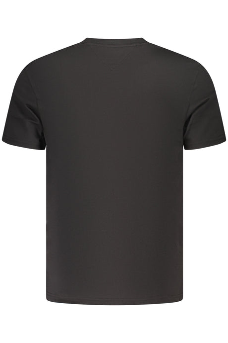 TOMMY HILFIGER MEN'S SHORT-SLEEVE T-SHIRT BLACK