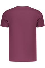 TOMMY HILFIGER MEN'S SHORT-SLEEVE T-SHIRT PURPLE