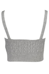 TOMMY HILFIGER GRAY WOMEN'S TOP