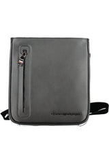 TOMMY HILFIGER MEN'S BLACK SHOULDER BAG