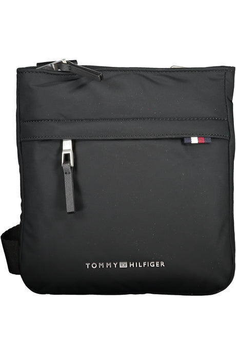 TOMMY HILFIGER MEN'S BLACK SHOULDER BAG