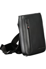 TOMMY HILFIGER MEN'S BLACK SHOULDER BAG