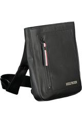 TOMMY HILFIGER MEN'S BLACK SHOULDER BAG