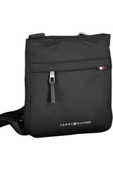 TOMMY HILFIGER MEN'S BLACK SHOULDER BAG