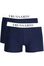 TRUSSARDI MEN'S BLUE BOXER