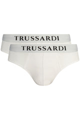 TRUSSARDI MEN'S WHITE BRIEFS