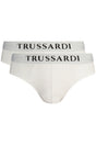 TRUSSARDI MEN'S WHITE BRIEFS