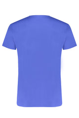 TRUSSARDI MEN'S SHORT SLEEVED T-SHIRT BLUE