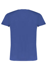 TRUSSARDI MEN'S SHORT SLEEVED T-SHIRT BLUE